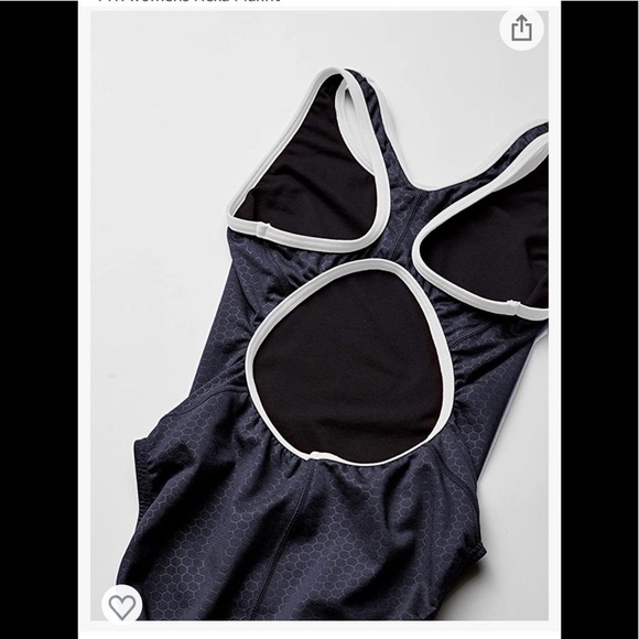 - TYR Hexa Maxfit  one piece swimsuit size 22 NWT Navy White - Picture 5 of 7